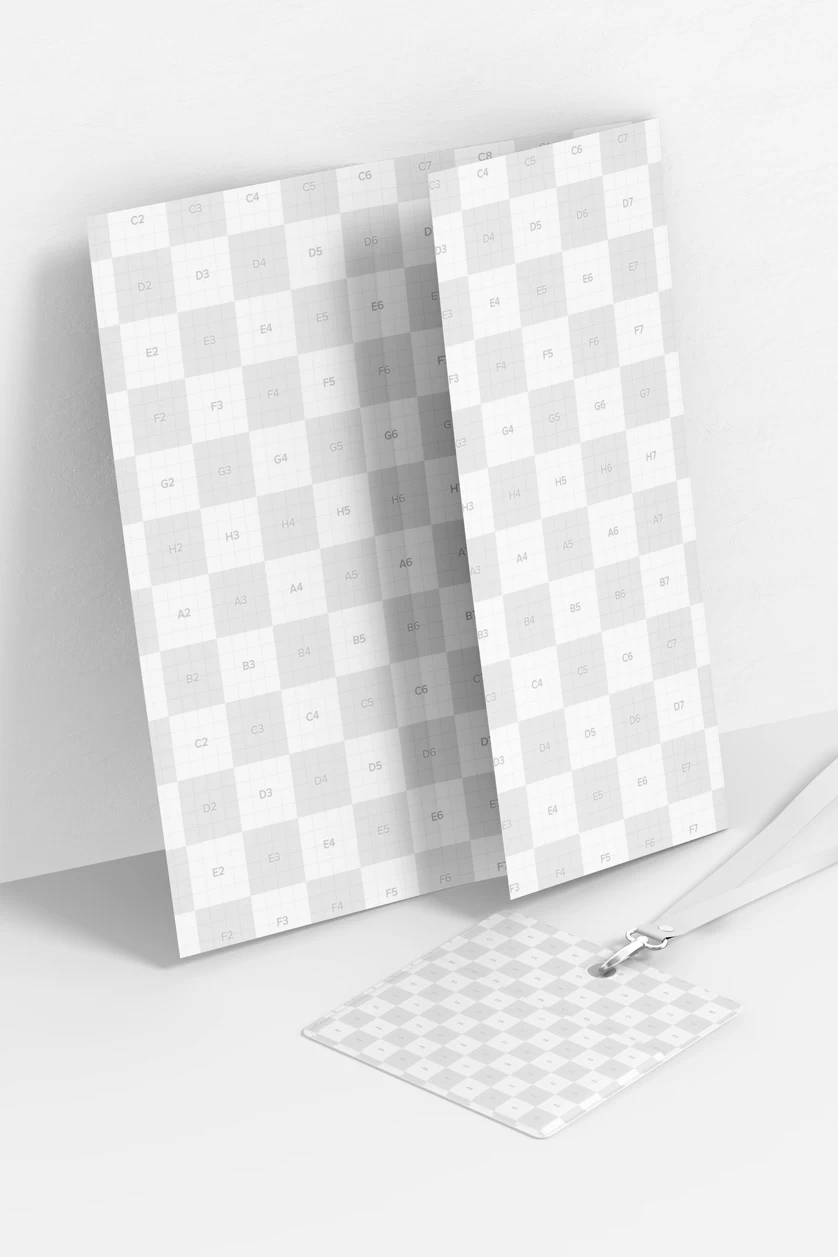 品牌质感文创系列产品包装卡片水杯工作证智能样机PSD设计素材【009】